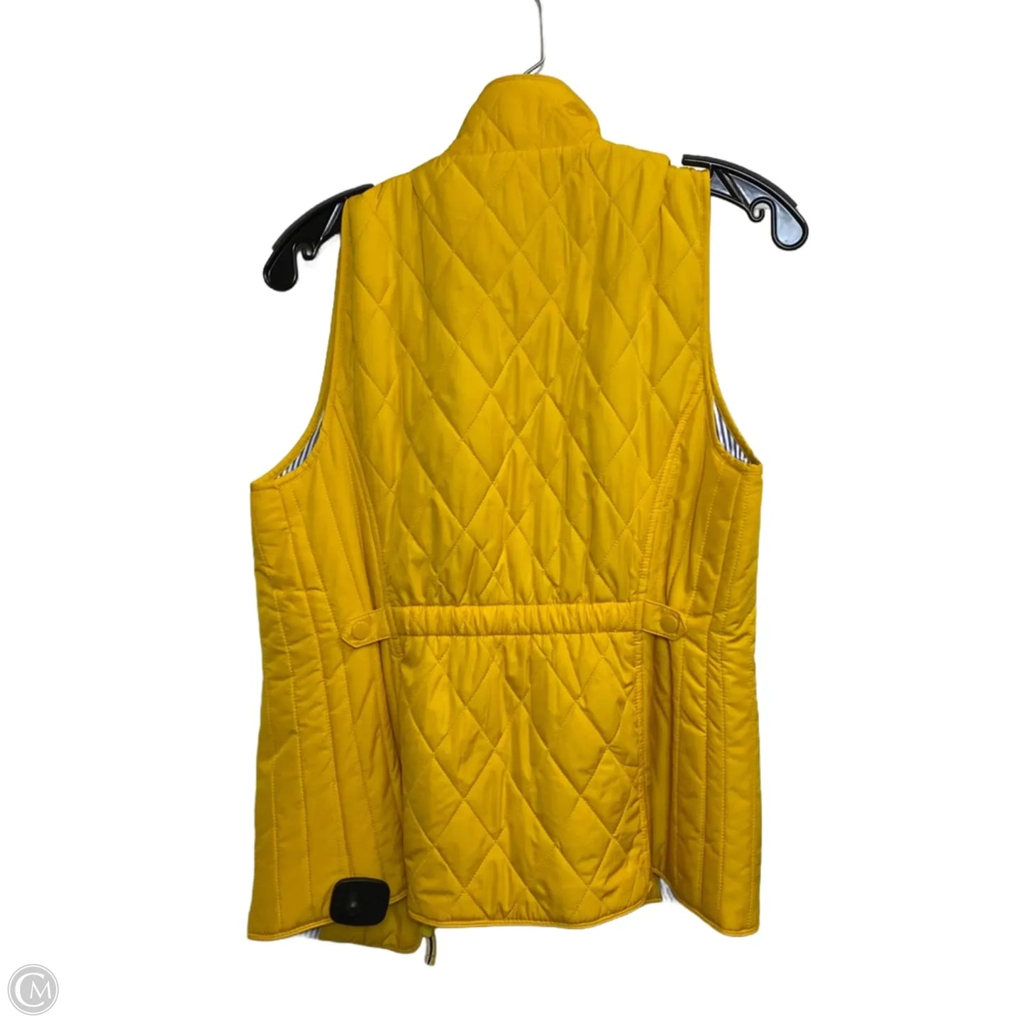 Vest Puffer & Quilted By Talbots In Yellow, Size: Xs