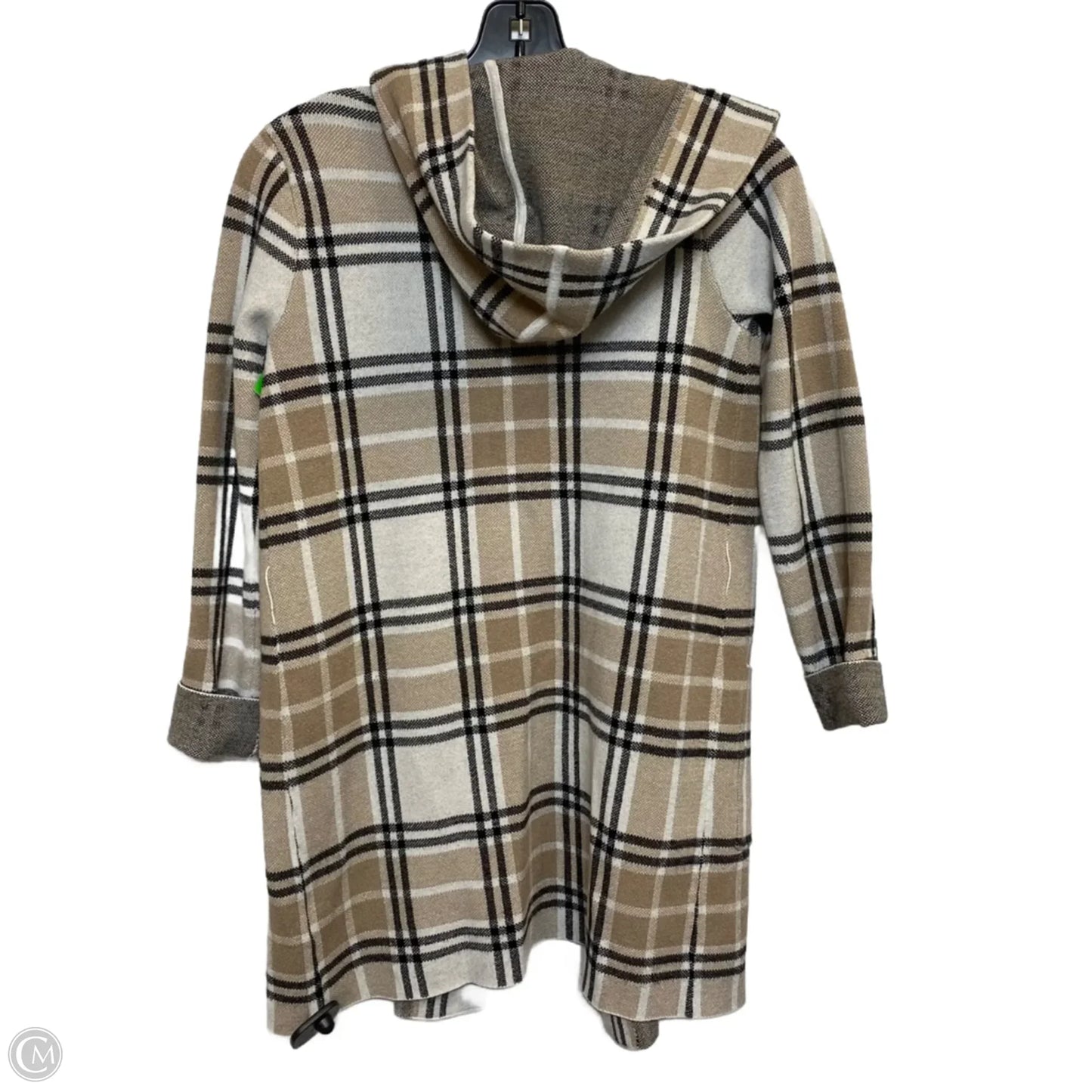 Cardigan By Tahari In Tan, Size: Xs