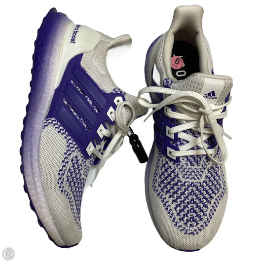 Shoes Athletic By Adidas In Purple & White, Size: 9