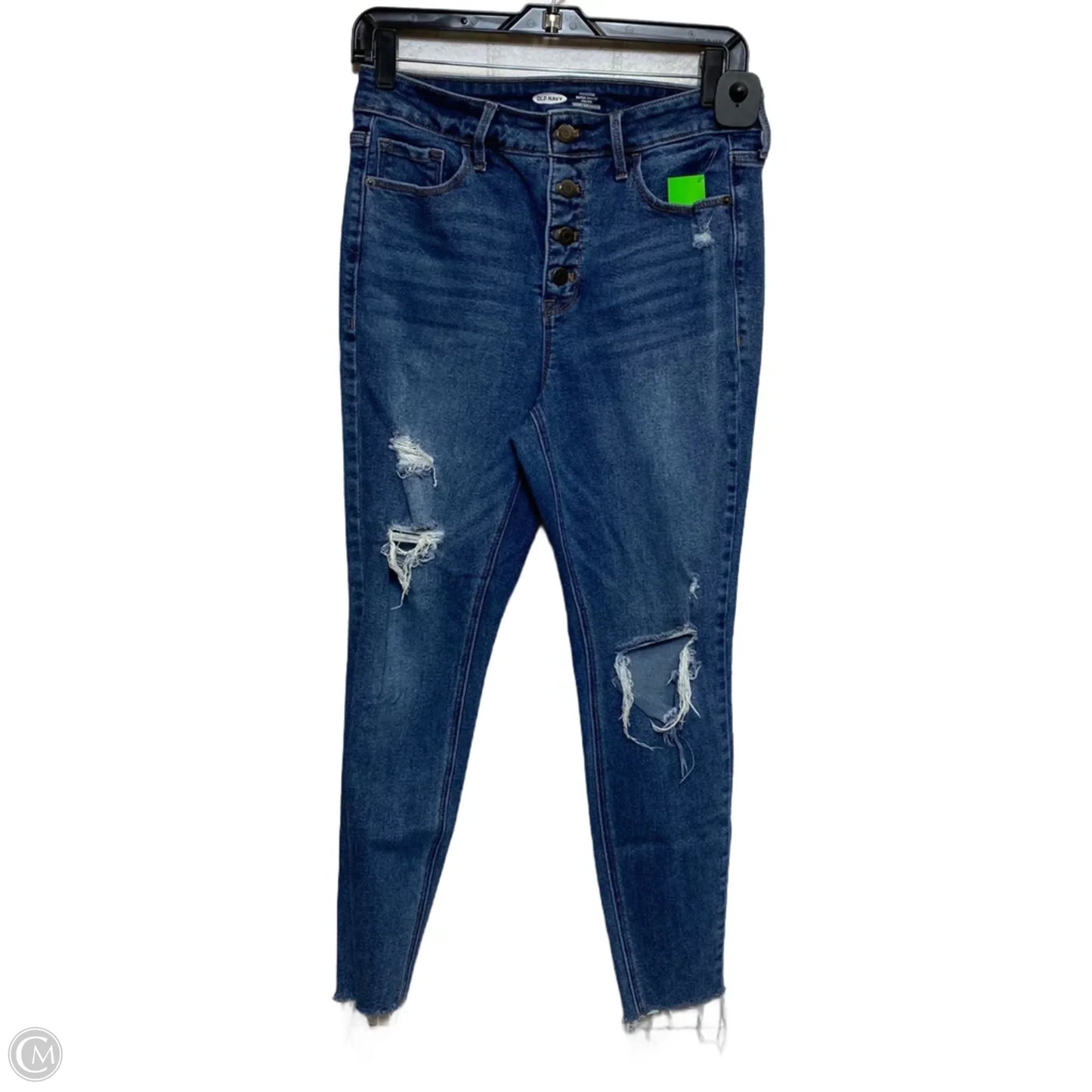 Jeans Skinny By Old Navy In Blue, Size: 8