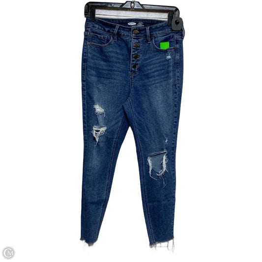 Jeans Skinny By Old Navy In Blue, Size: 8