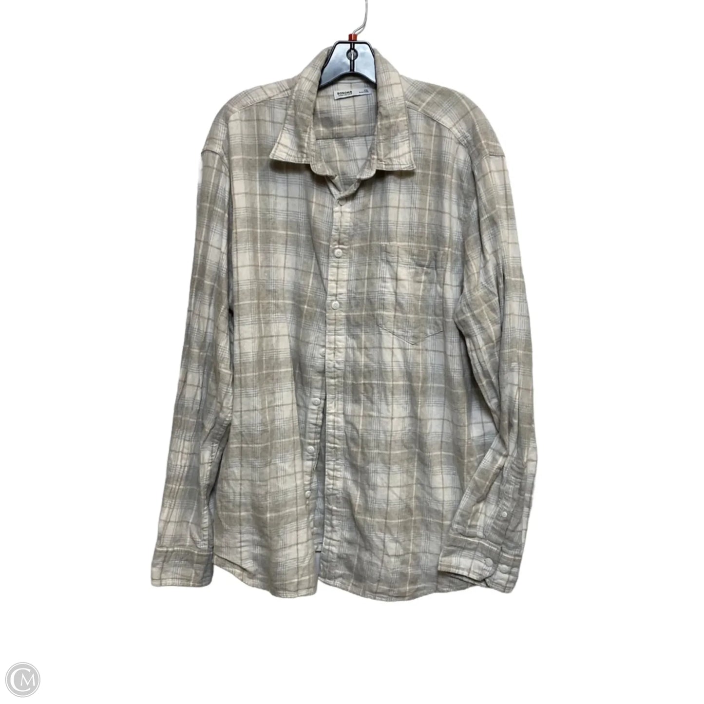 Top Long Sleeve By Sonoma In Cream, Size: Xxl