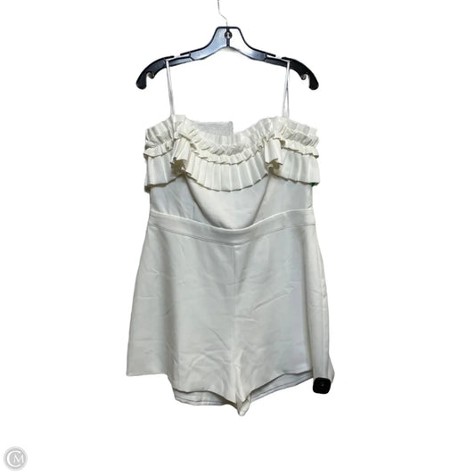 Romper By Do + Be In White, Size: Xl