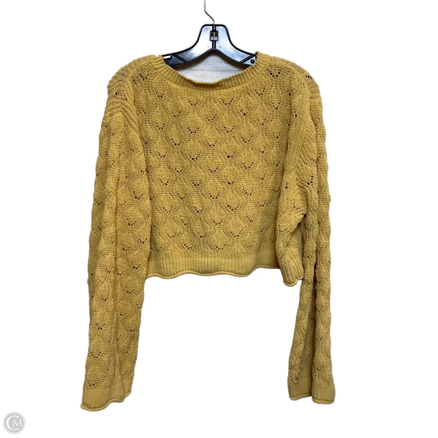 Sweater By Cupcakes And Cashmere In Yellow, Size: Xl