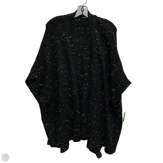 Sweater Cardigan By Solutions In Black, Size: Osfm
