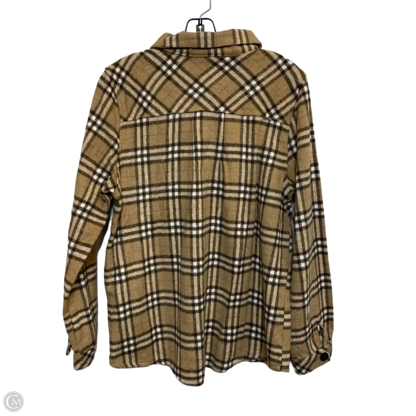Top Long Sleeve By  1 Clique In Brown, Size: S