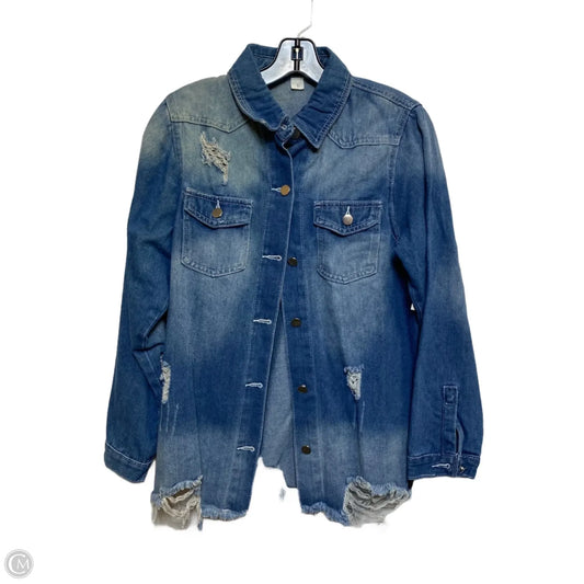 Top Long Sleeve By Clothes Mentor In Blue, Size: S