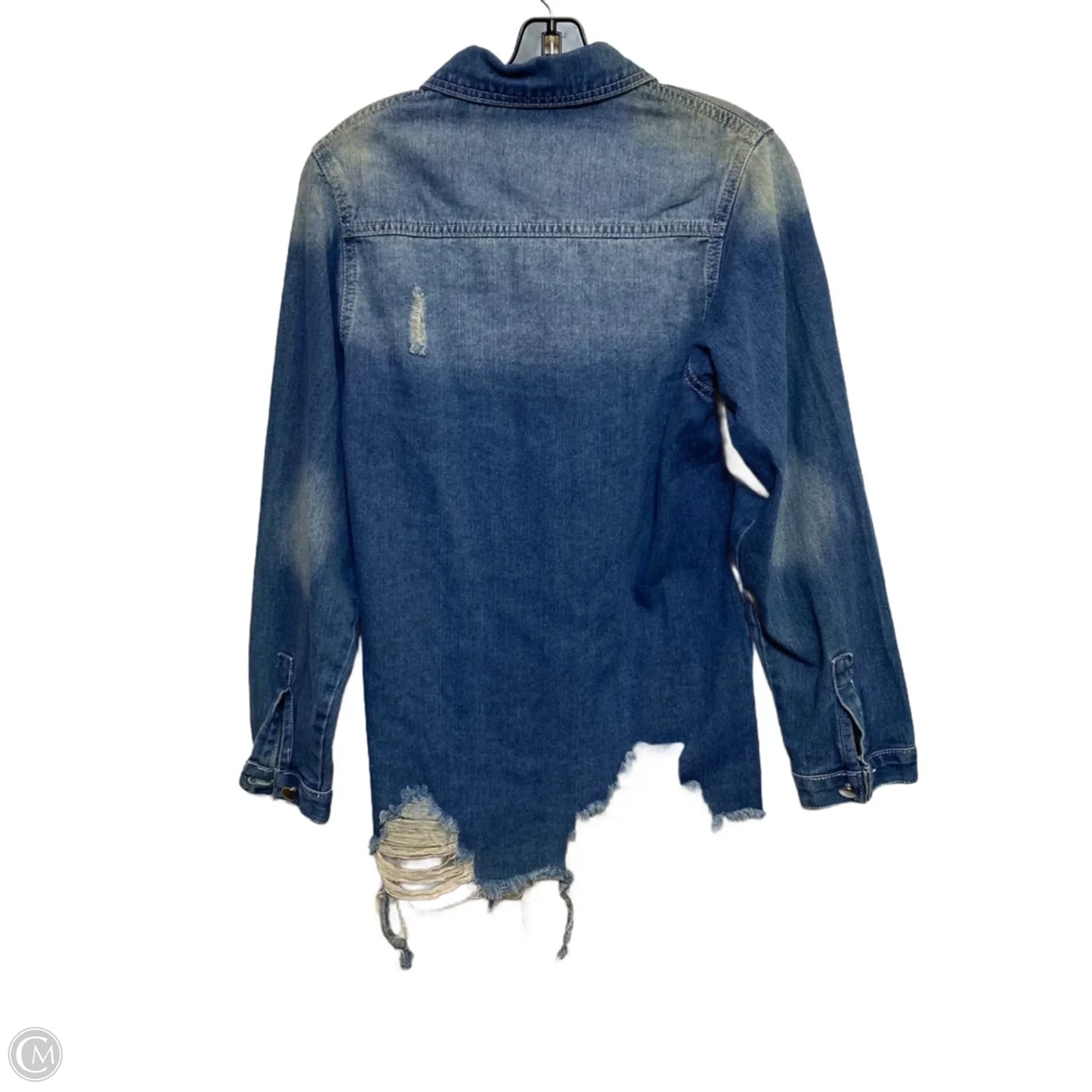 Top Long Sleeve By Clothes Mentor In Blue, Size: S