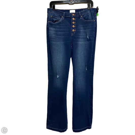 Jeans Boot Cut By Nicole Miller In Blue, Size: 10