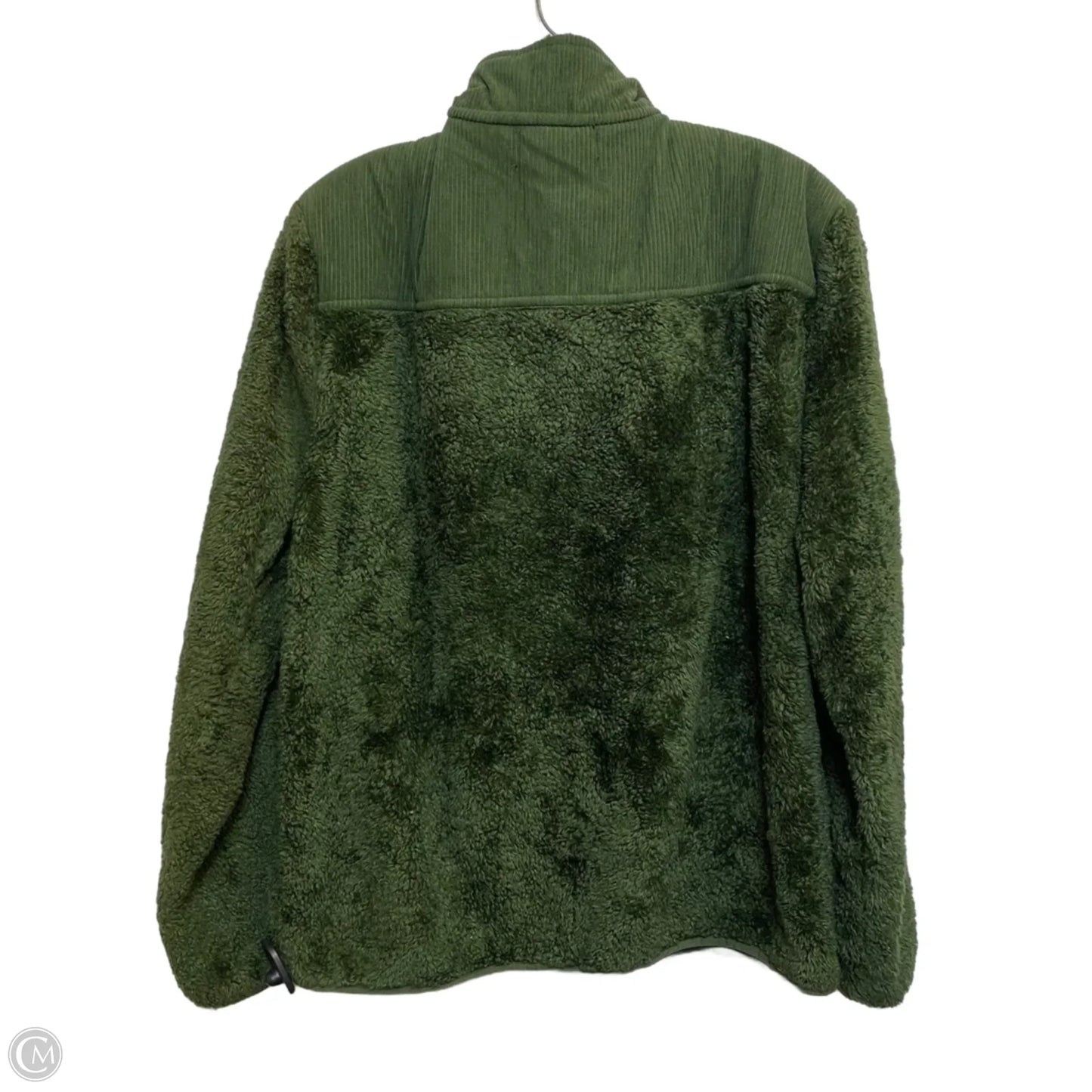 Jacket Faux Fur & Sherpa By 33 Degrees In Green, Size: L