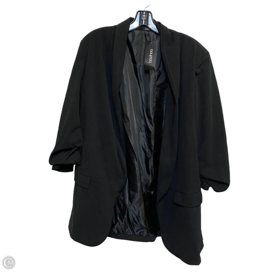 Blazer By Boohoo Boutique In Black, Size: 1x