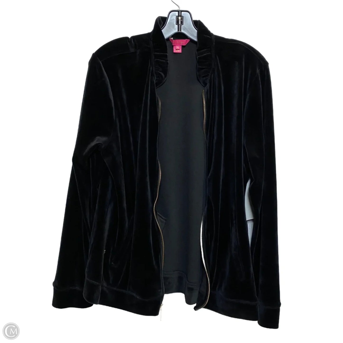 Top Long Sleeve Designer By Lilly Pulitzer In Black, Size: Xl