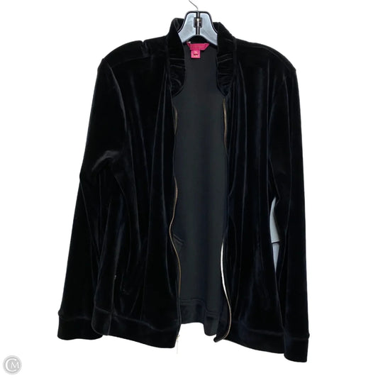 Top Long Sleeve Designer By Lilly Pulitzer In Black, Size: Xl