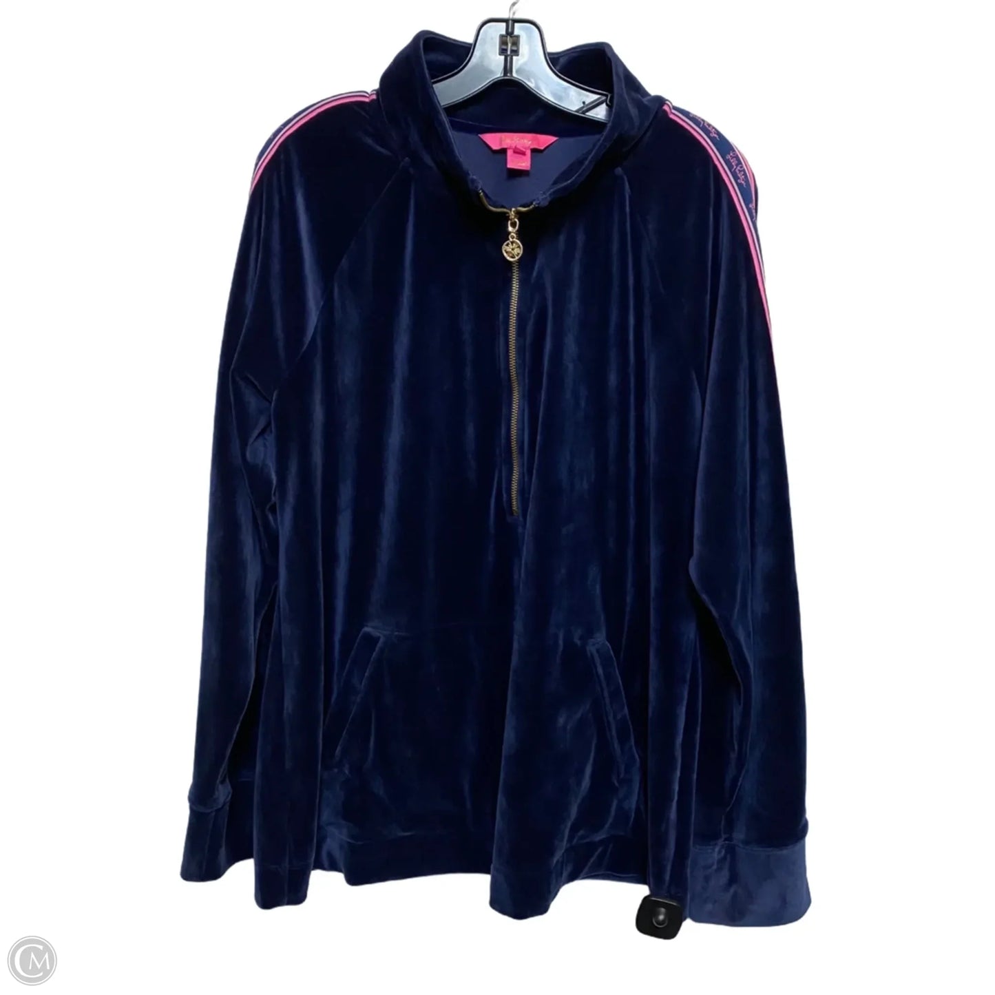 Sweatshirt Designer By Lilly Pulitzer In Navy, Size: Xxl