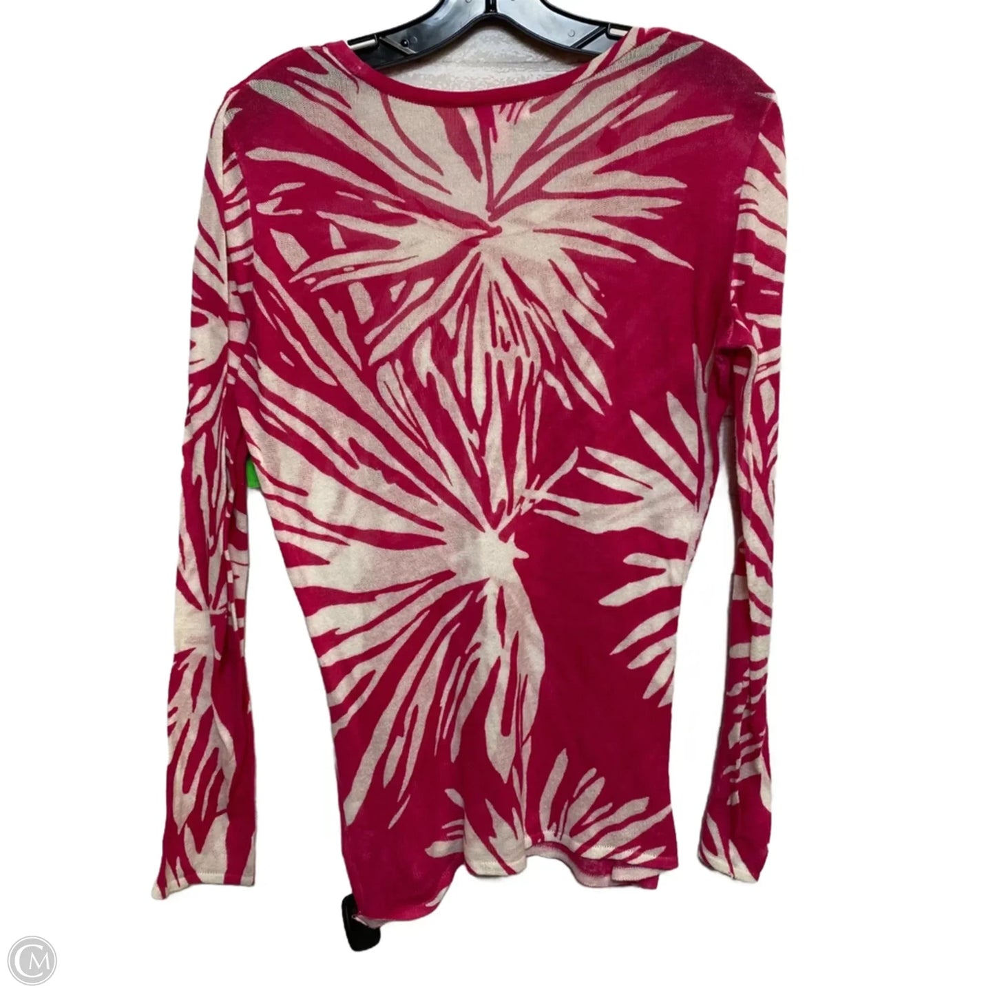 Top Long Sleeve Designer By Lilly Pulitzer In Pink, Size: M