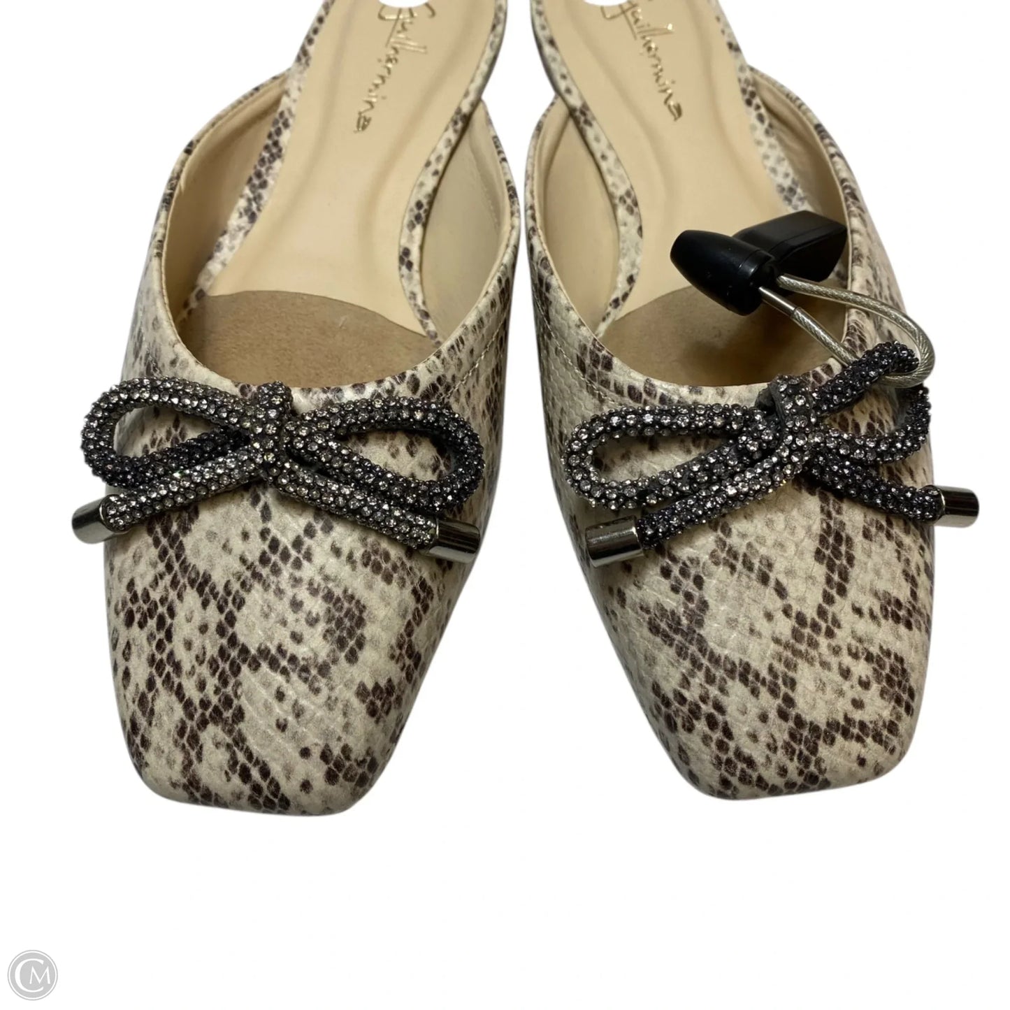 Shoes Flats By Guinevere In Snakeskin Print, Size: 7