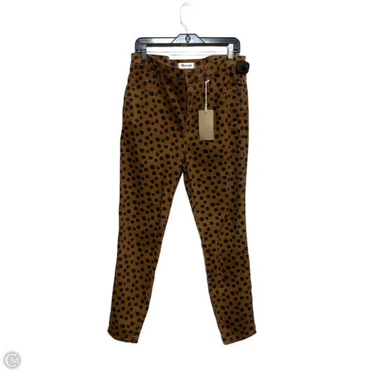 Jeans Skinny By Madewell In Brown, Size: 14