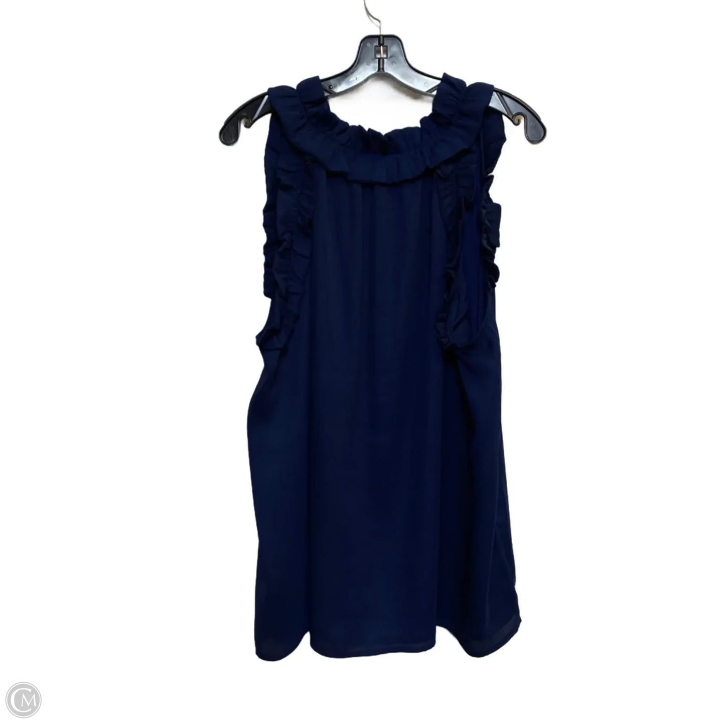 Top Sleeveless By Crown And Ivy In Blue, Size: Xxl