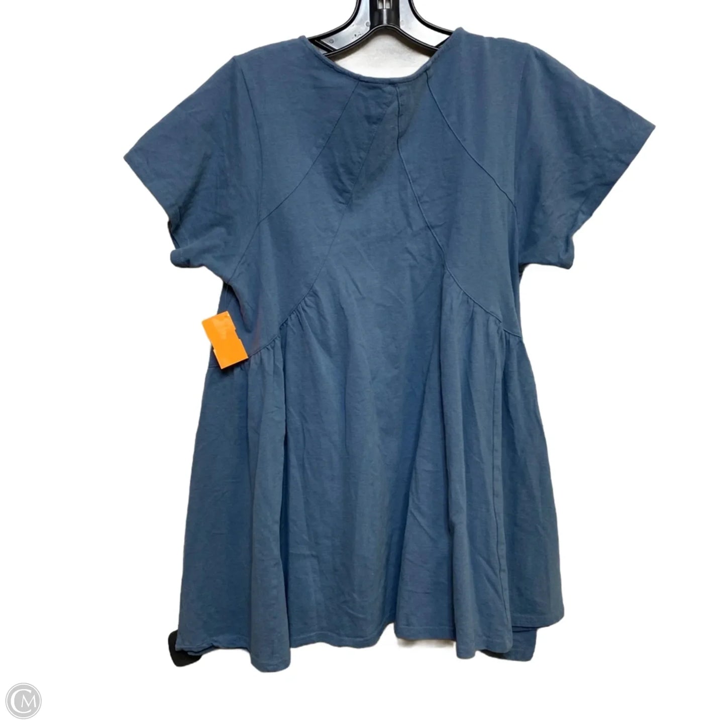 Tunic Short Sleeve By Cmf In Blue, Size: Xs