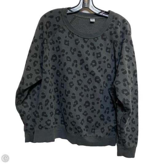 Top Long Sleeve By Old Navy In Animal Print, Size: Xl