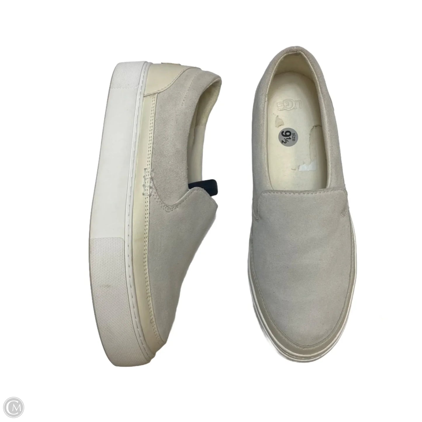 Shoes Designer By Ugg In Cream, Size: 9.5