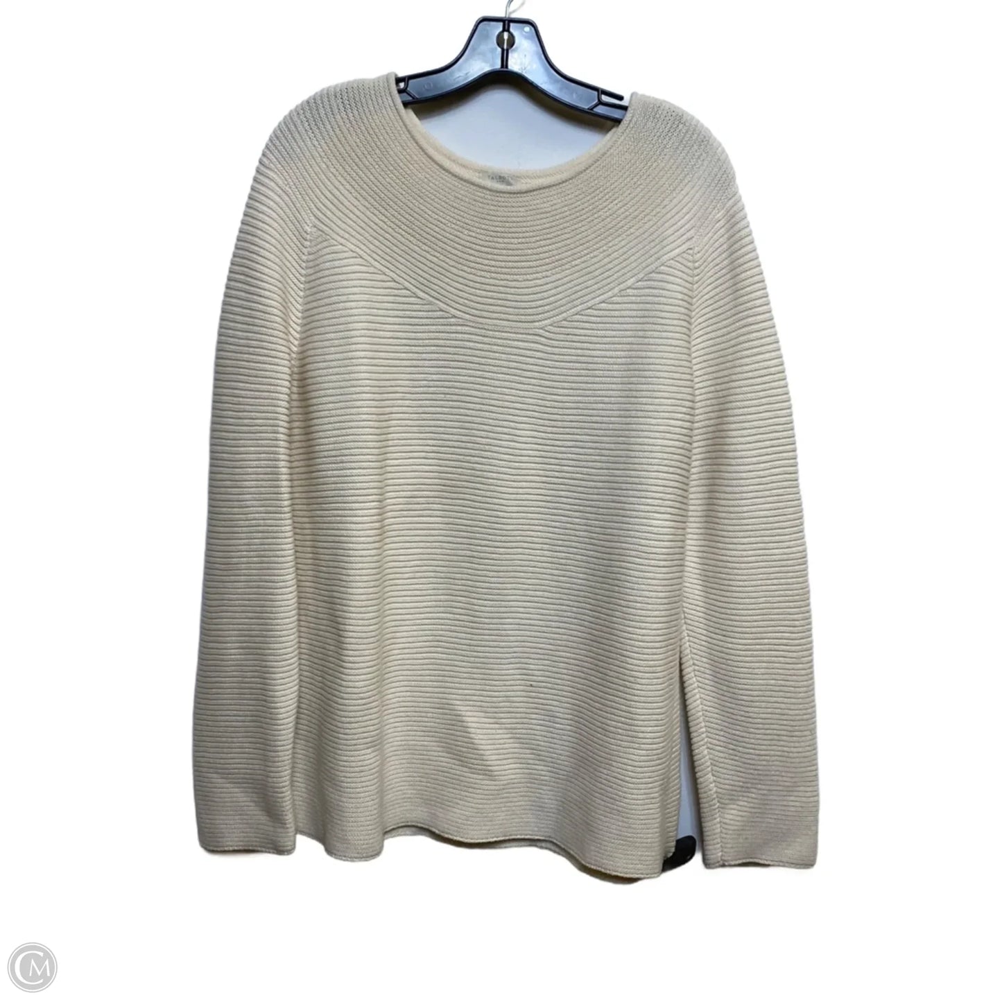 Sweater By Talbots In Cream, Size: Xl
