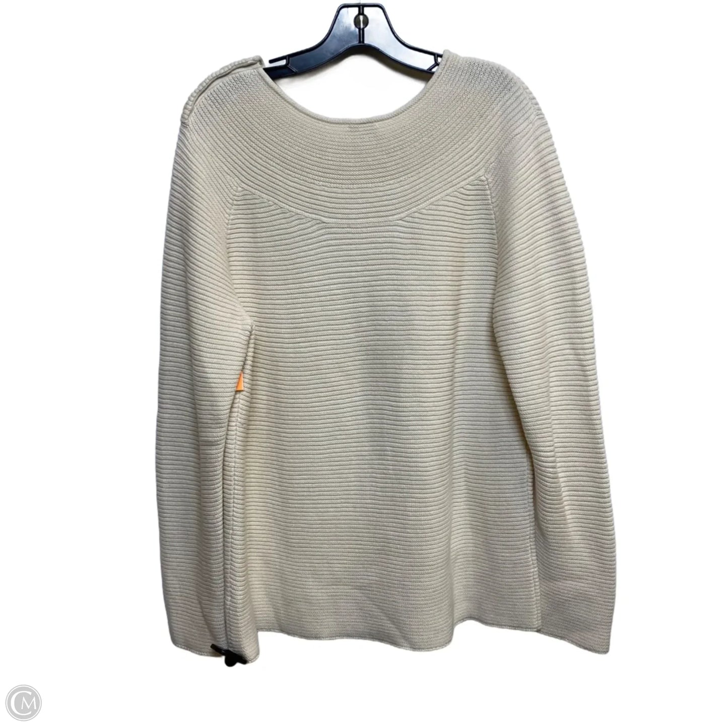 Sweater By Talbots In Cream, Size: Xl