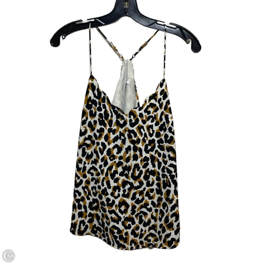 Top Sleeveless By J. Crew In Animal Print, Size: Xs