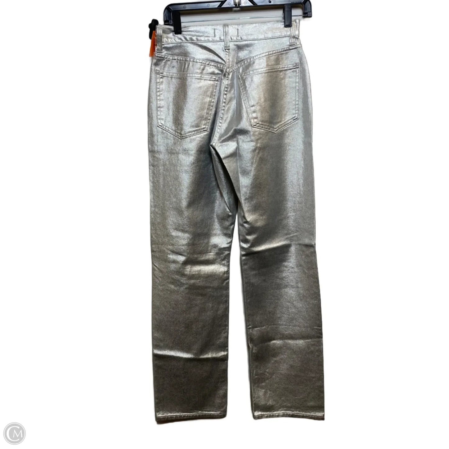 Jeans Wide Leg By Madewell In Silver, Size: 2