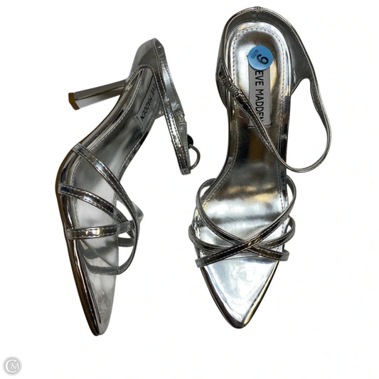 Shoes Heels Stiletto By Steve Madden In Silver, Size: 6