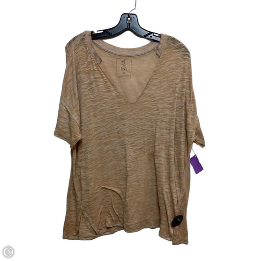 Top Short Sleeve By We The Free In Tan, Size: M