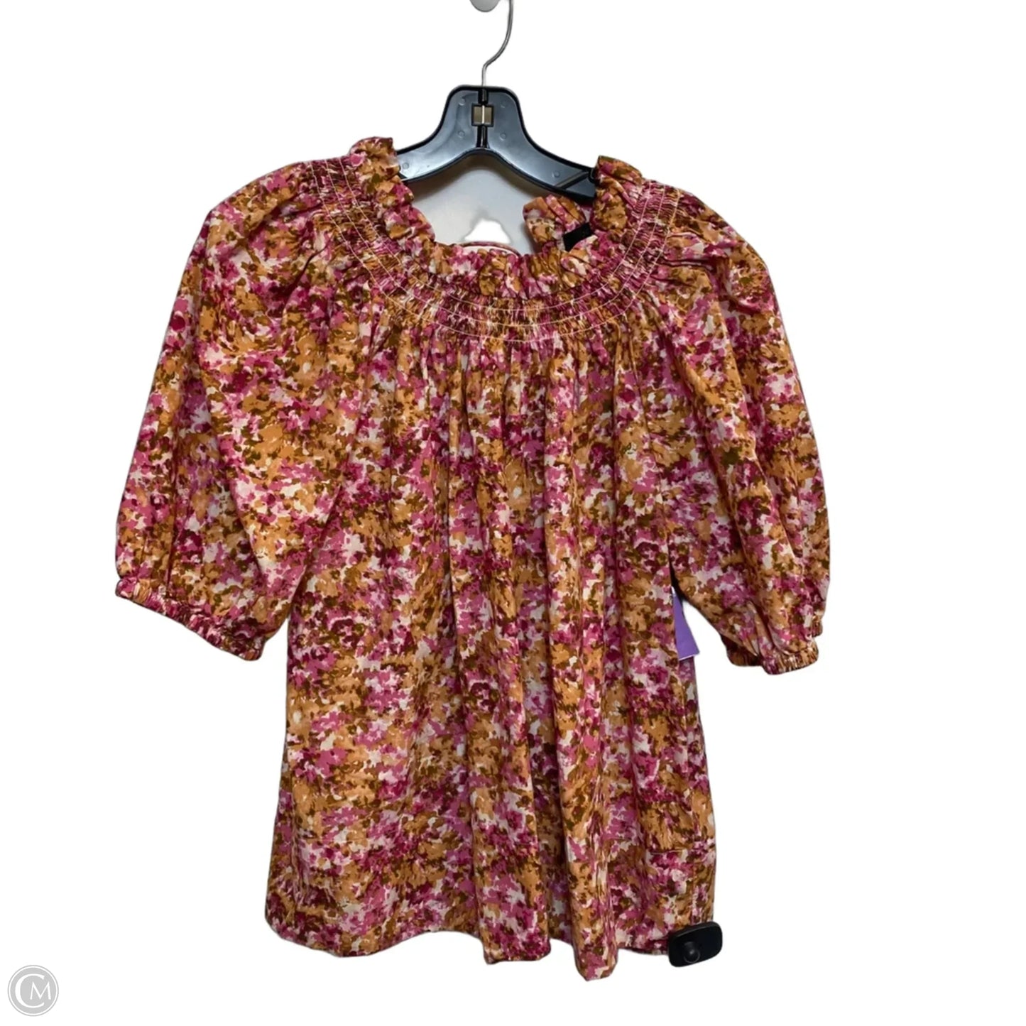 Top Short Sleeve By J. Crew In Pink, Size: M