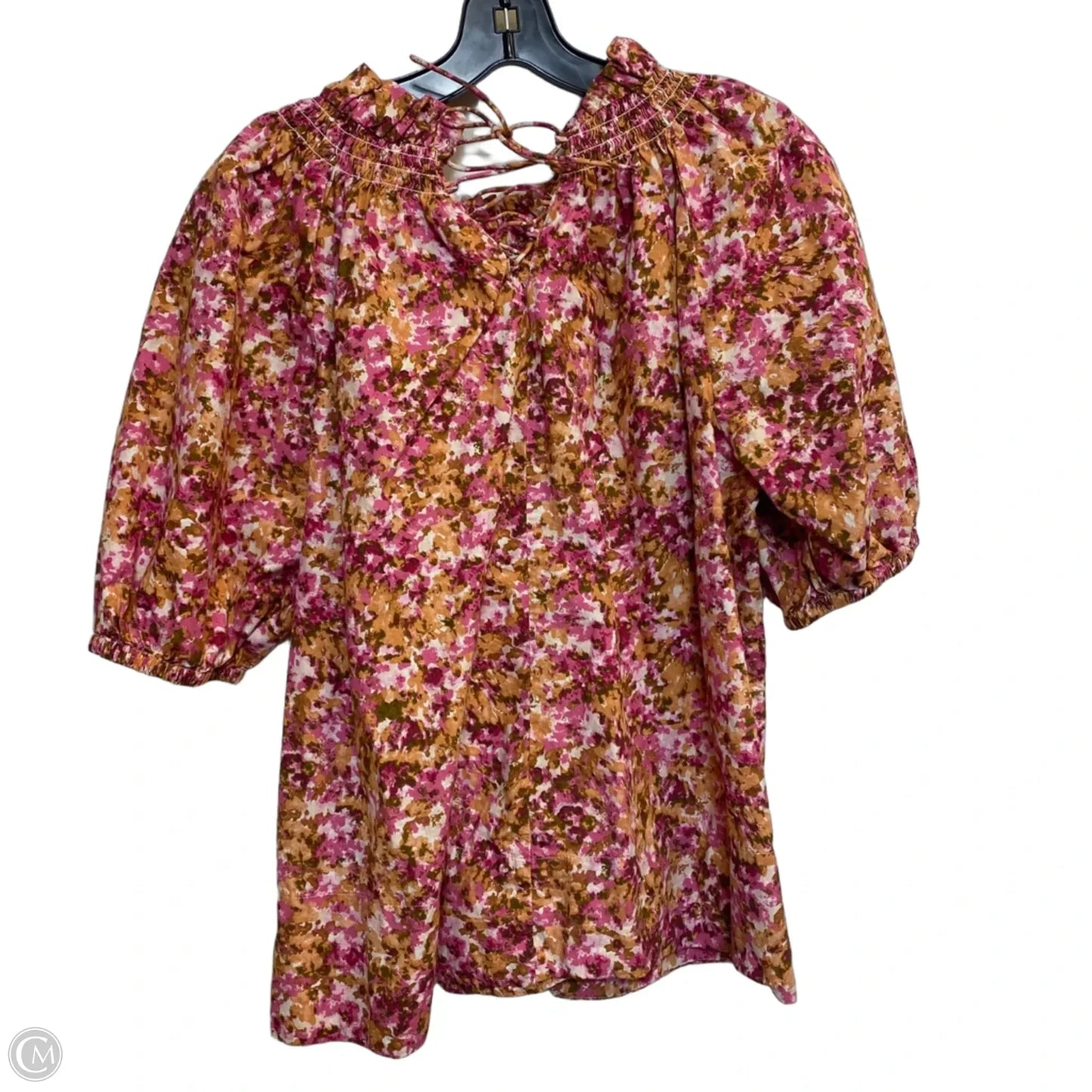Top Short Sleeve By J. Crew In Pink, Size: M