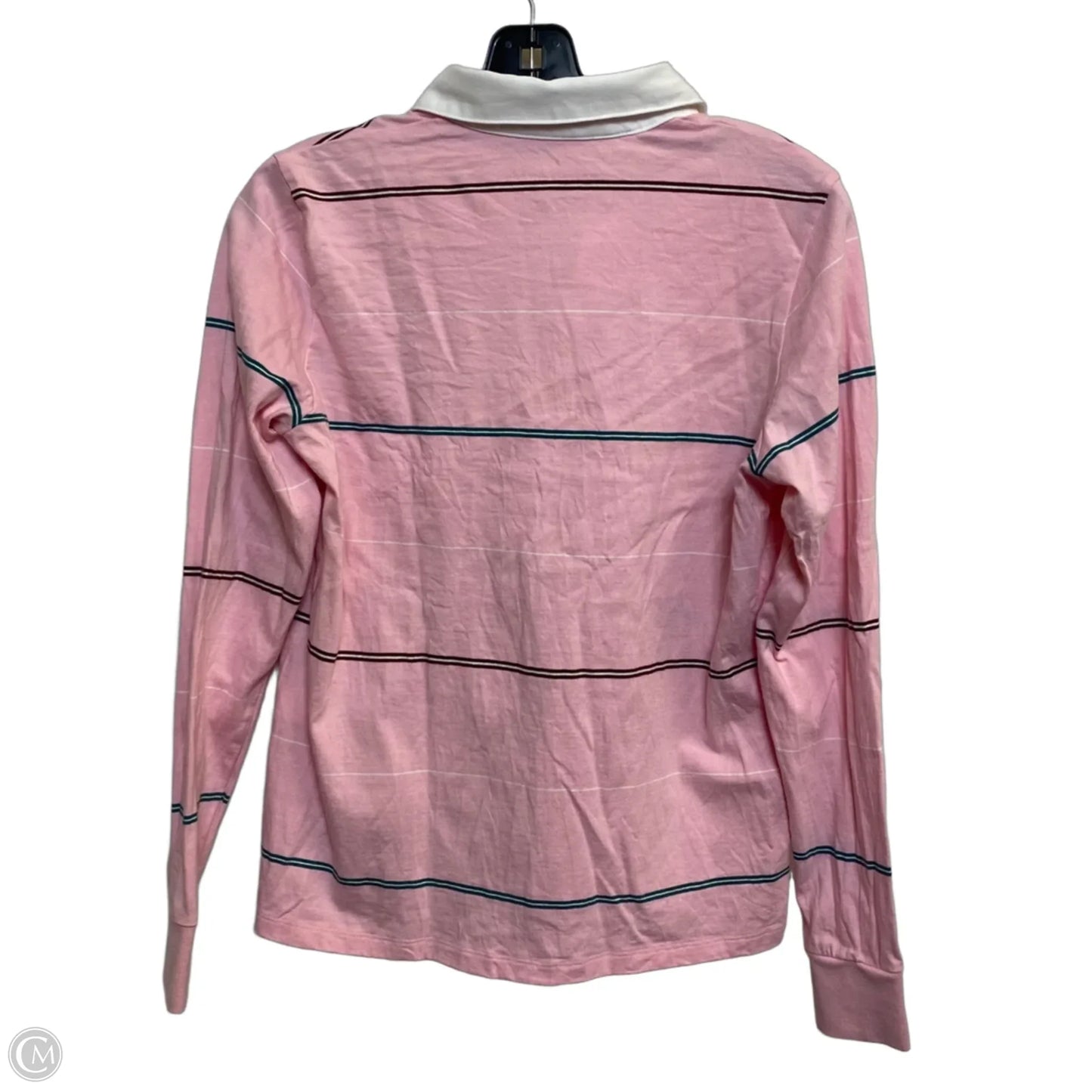 Top Long Sleeve Designer By Vineyard Vines In Pink, Size: S