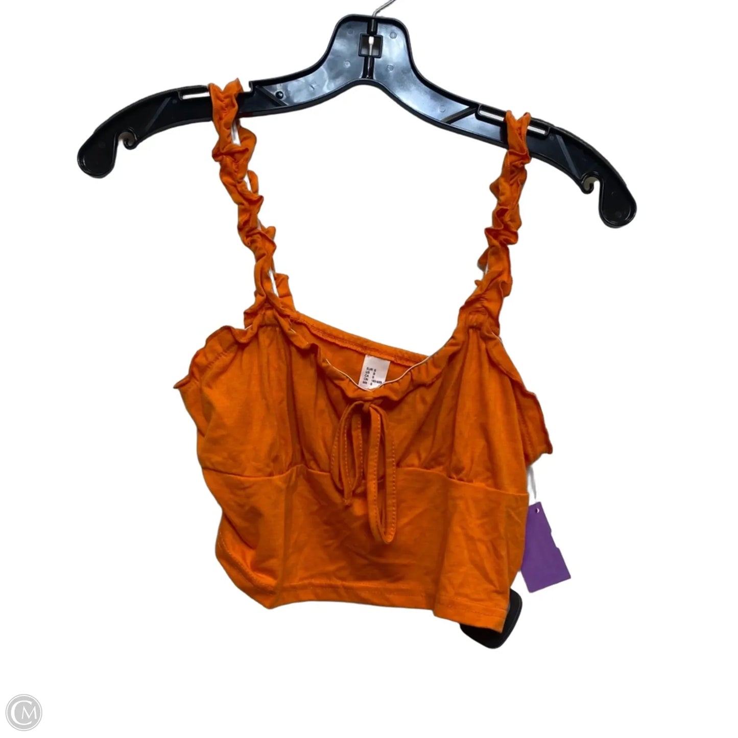 Top Sleeveless By Cmf In Orange, Size: S