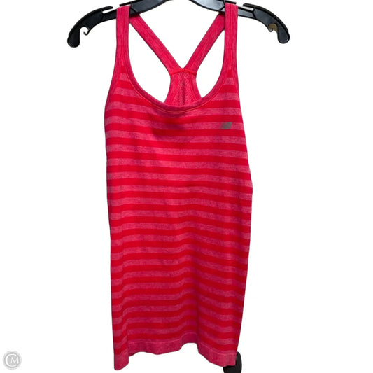 Athletic Tank Top By New Balance In Pink, Size: L
