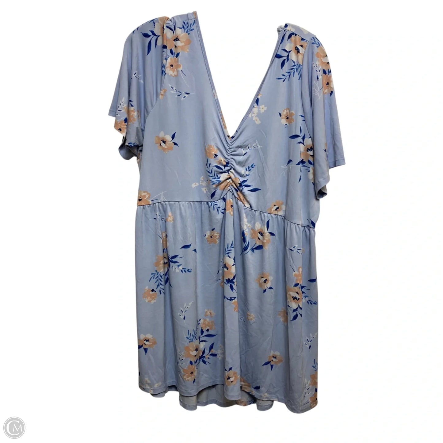 Top Short Sleeve By Torrid In Blue, Size: 3x