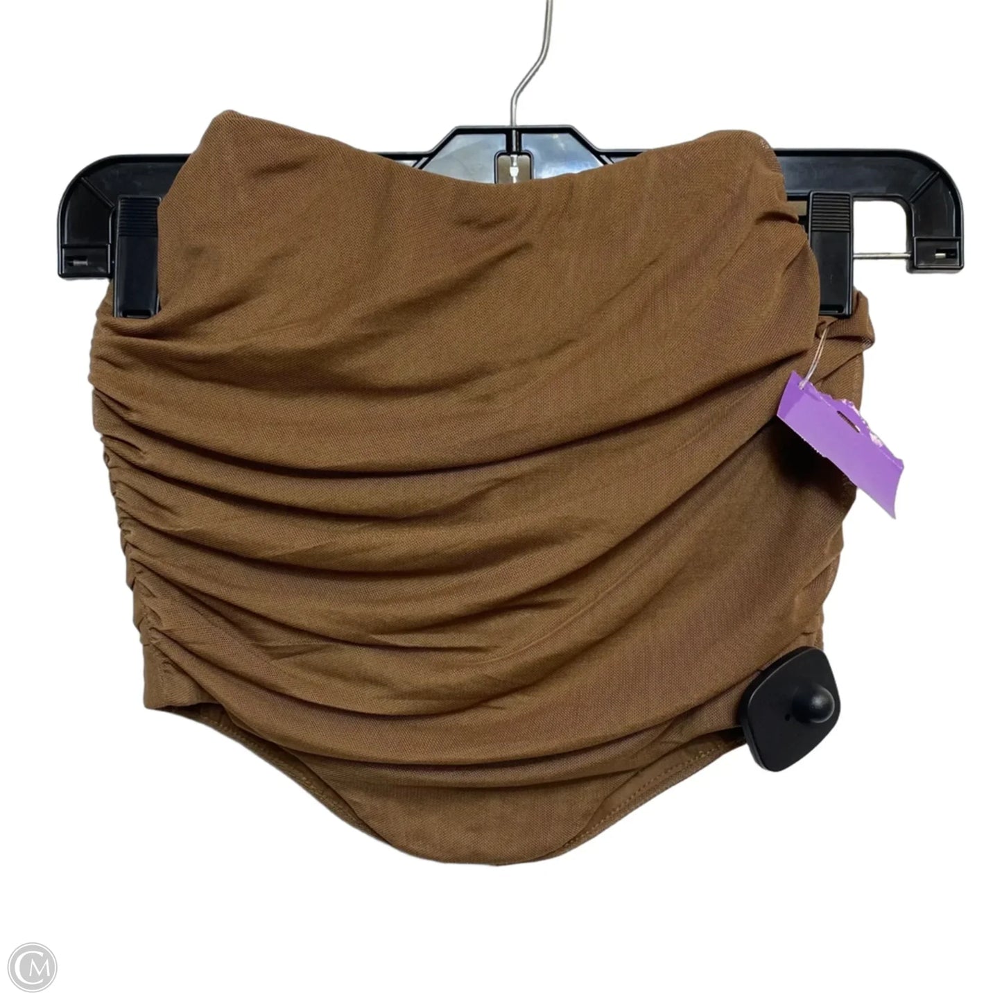 Top Sleeveless By Cmf In Brown, Size: S