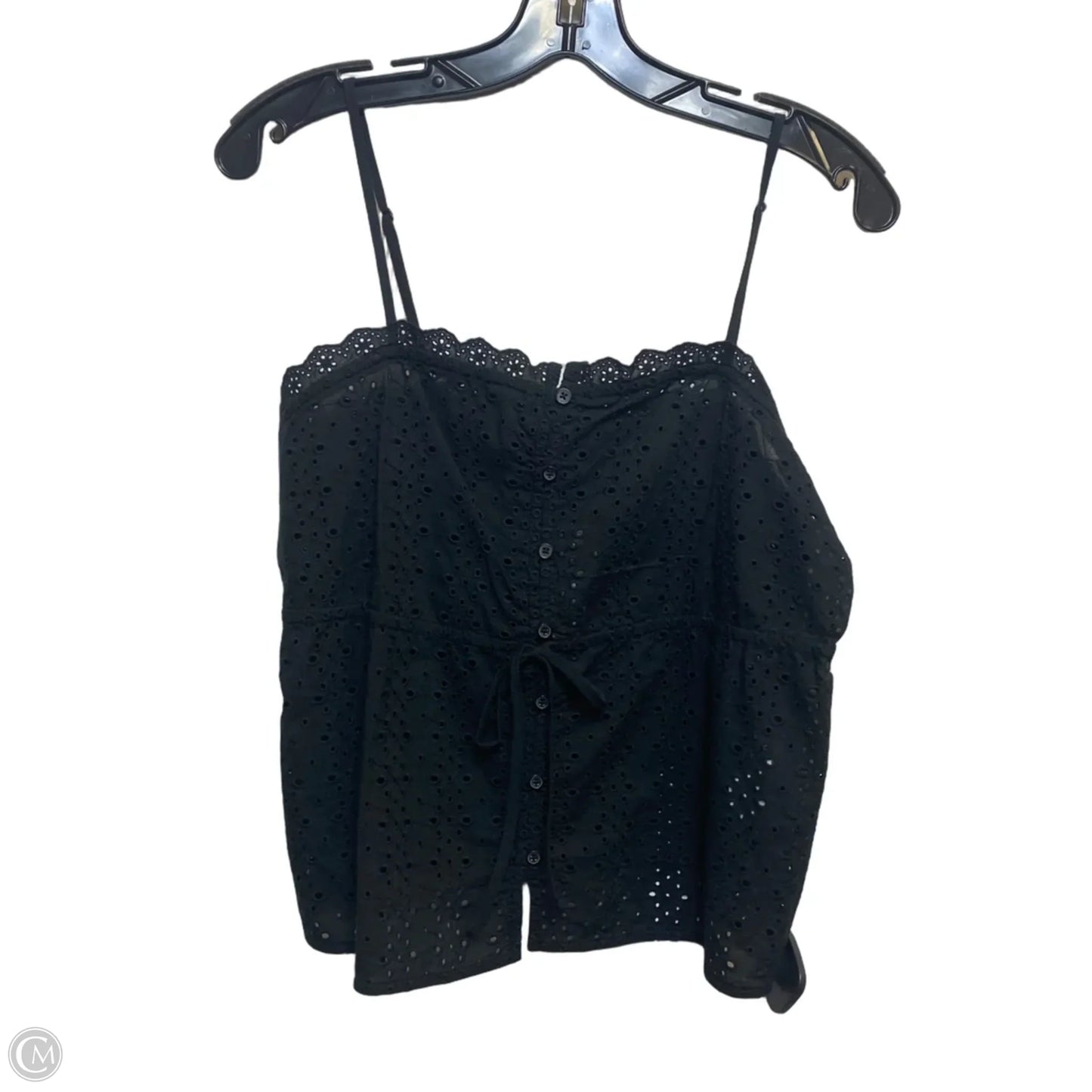 Top Sleeveless By Banana Republic In Black, Size: S