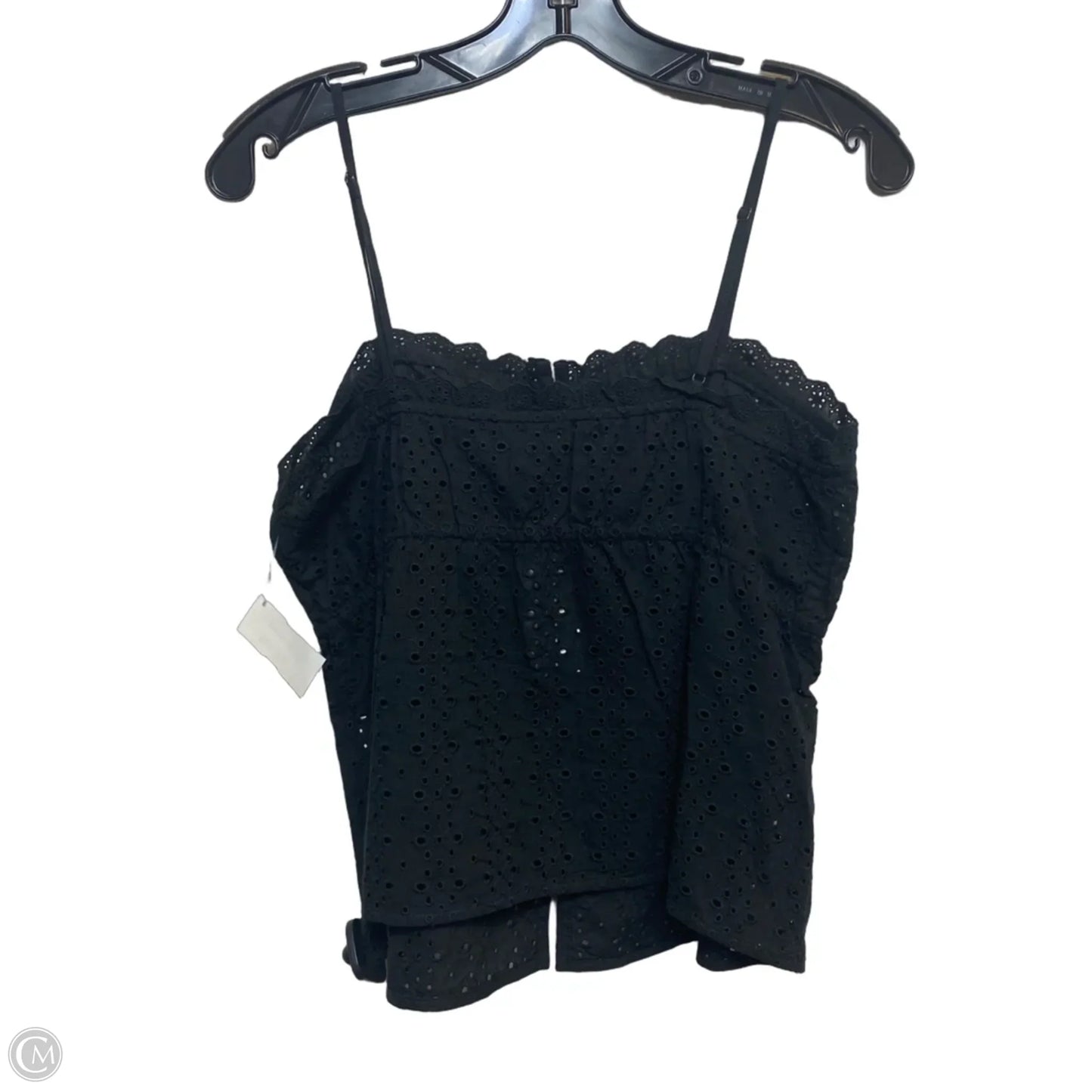 Top Sleeveless By Banana Republic In Black, Size: S