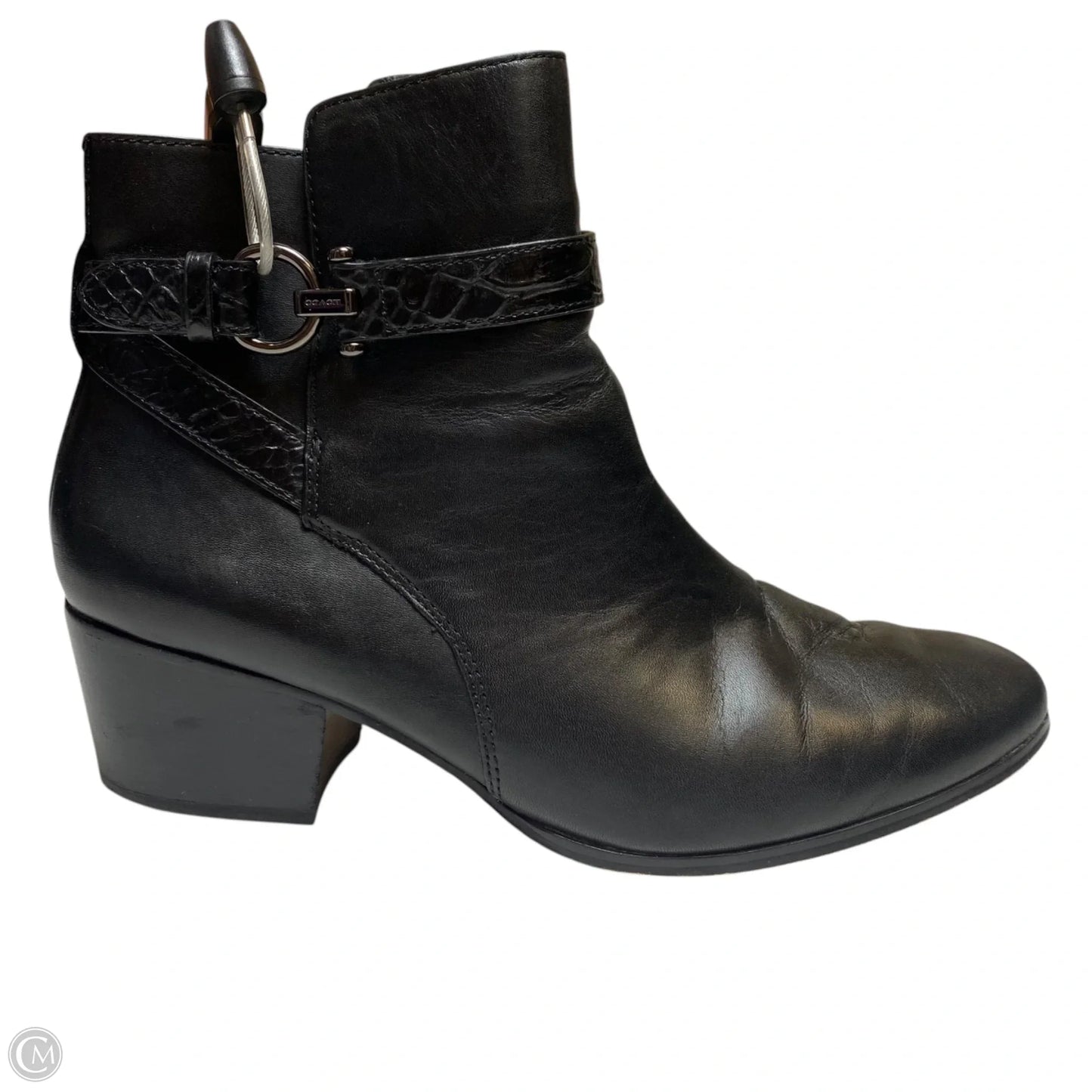 Boots Designer By Coach In Black, Size: 10