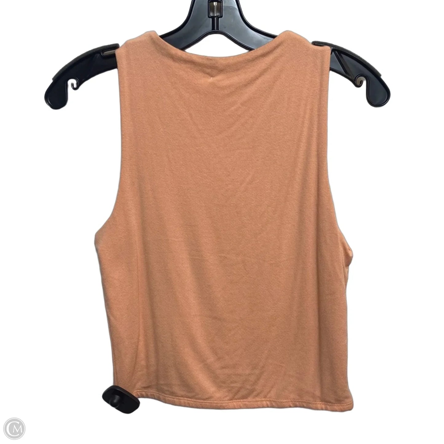 Top Sleeveless By Live In The Moment In Orange, Size: M