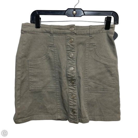 Skirt Mini & Short By Altard State In Green, Size: M
