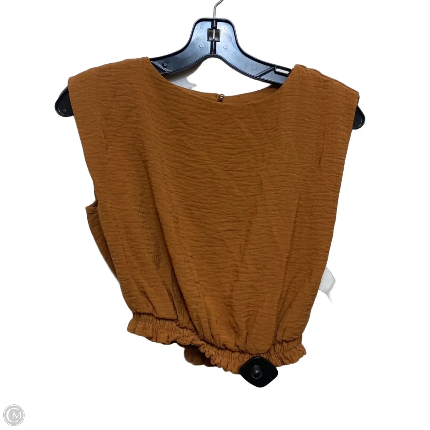 Top Sleeveless By A New Day In Brown, Size: S