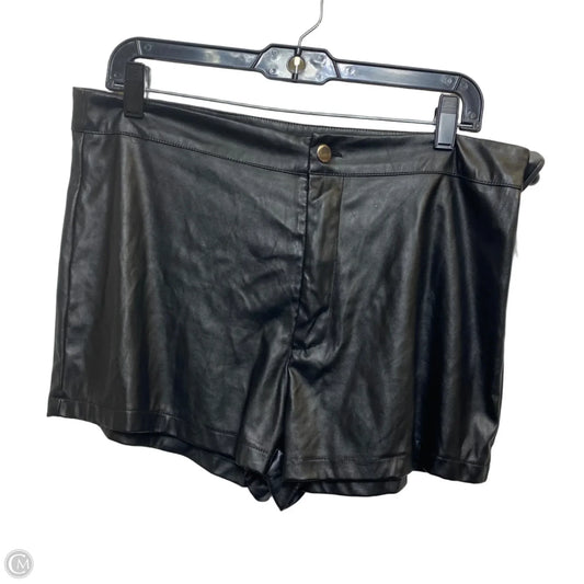 Shorts By Shein In Black, Size: 12