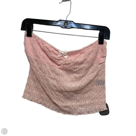 Top Sleeveless By Shein In Pink, Size: S