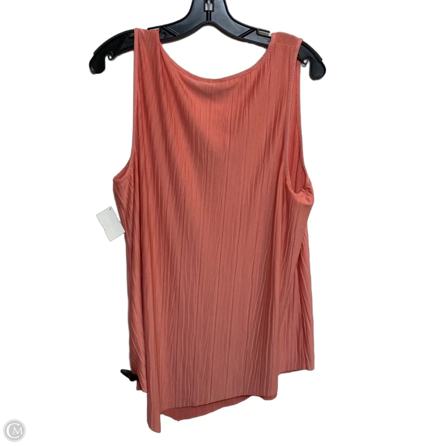 Top Sleeveless By Apt 9 In Pink, Size: Xxl