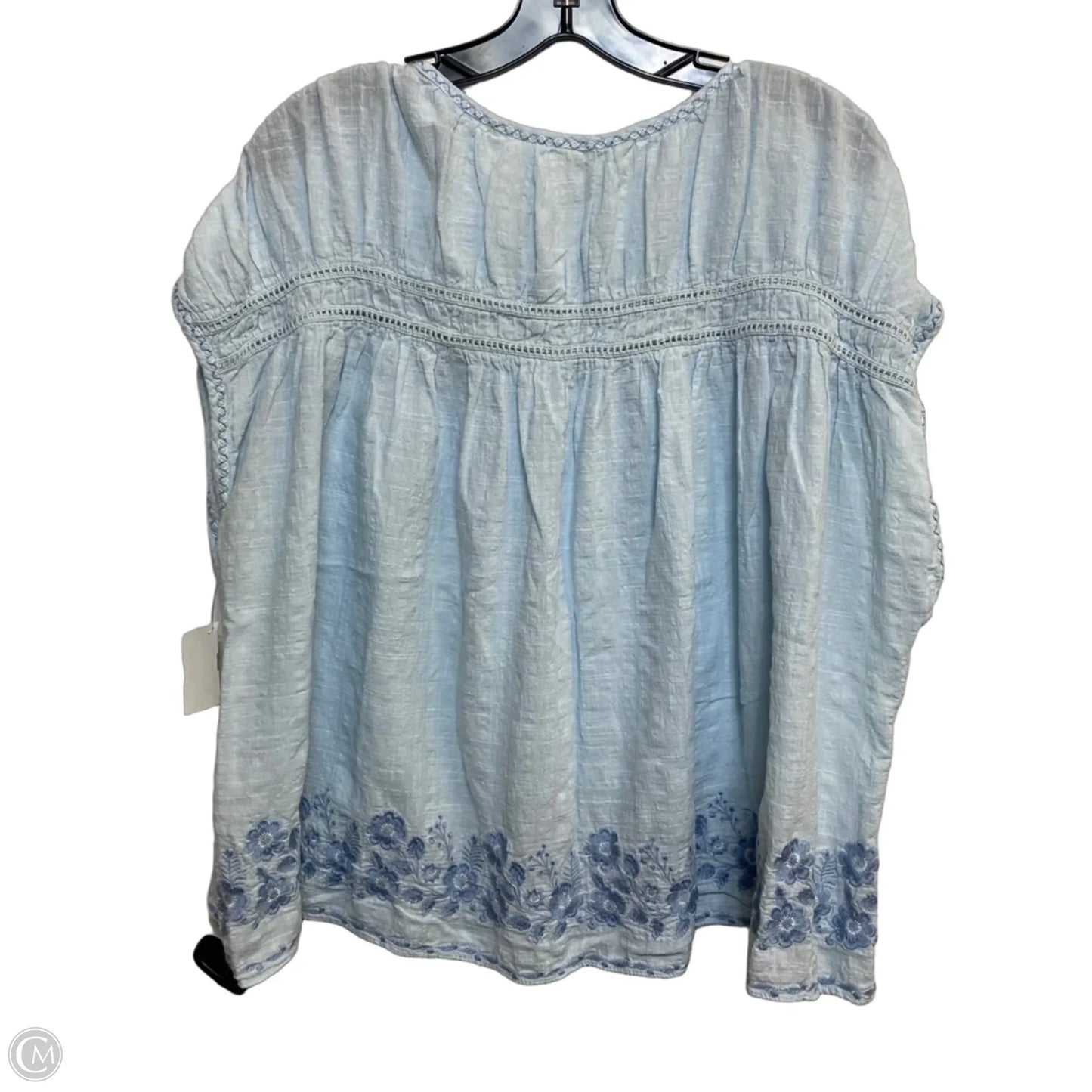 Top Sleeveless By Max Studio In Blue, Size: Xl
