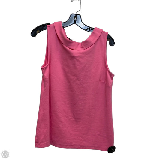 Top Sleeveless By Talbots In Pink, Size: M