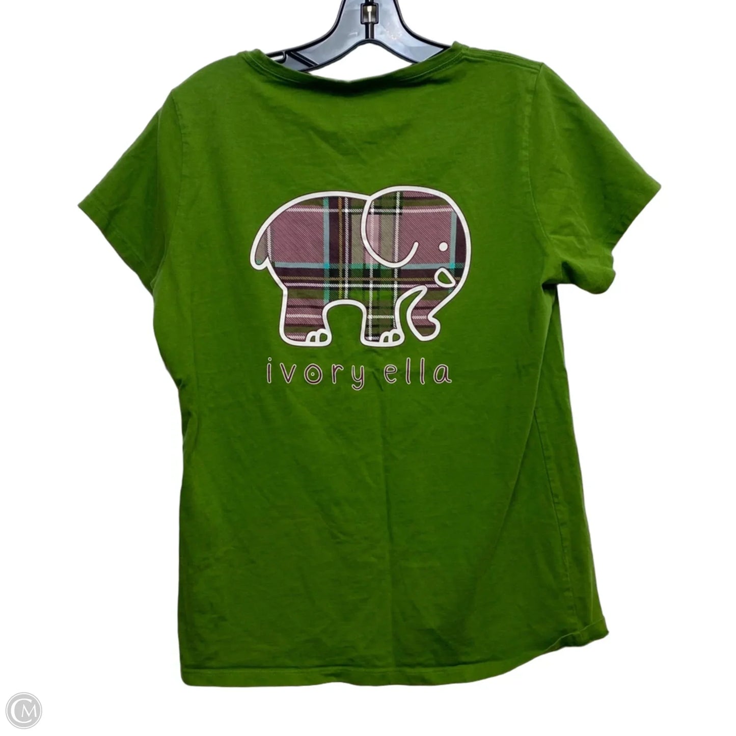 Top Short Sleeve By Ivory Ella In Green, Size: M